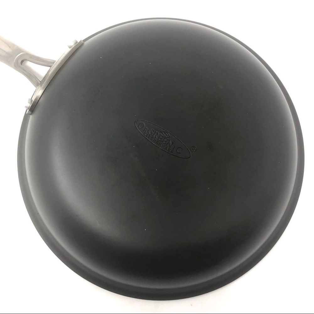 OrGREENiC 10” Ceramic Green Non Stick Fry Pan - Picture 7 of 8